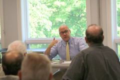 Rep. Carney hosted constituent office hours at the Acton Library in Old Saybrook.