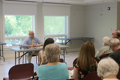 Rep. Carney hosted constituent office hours at the Acton Library in Old Saybrook.