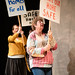 Nadia and Priscilla protest by actacommunitytheatre