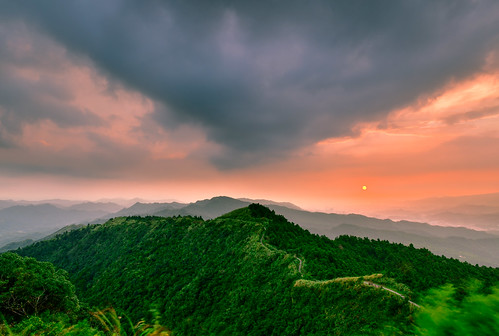 taiwan newtaipeicity reuifang sunset mountain cloud wufengshan outdoors nature 台灣 新北市 瑞芳區 五分山 夕陽