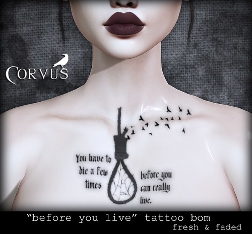Corvus : GIFT tattoo