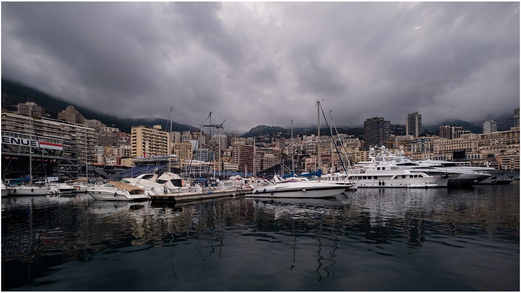 Indifferent Weather on the Monaco Waterfront …