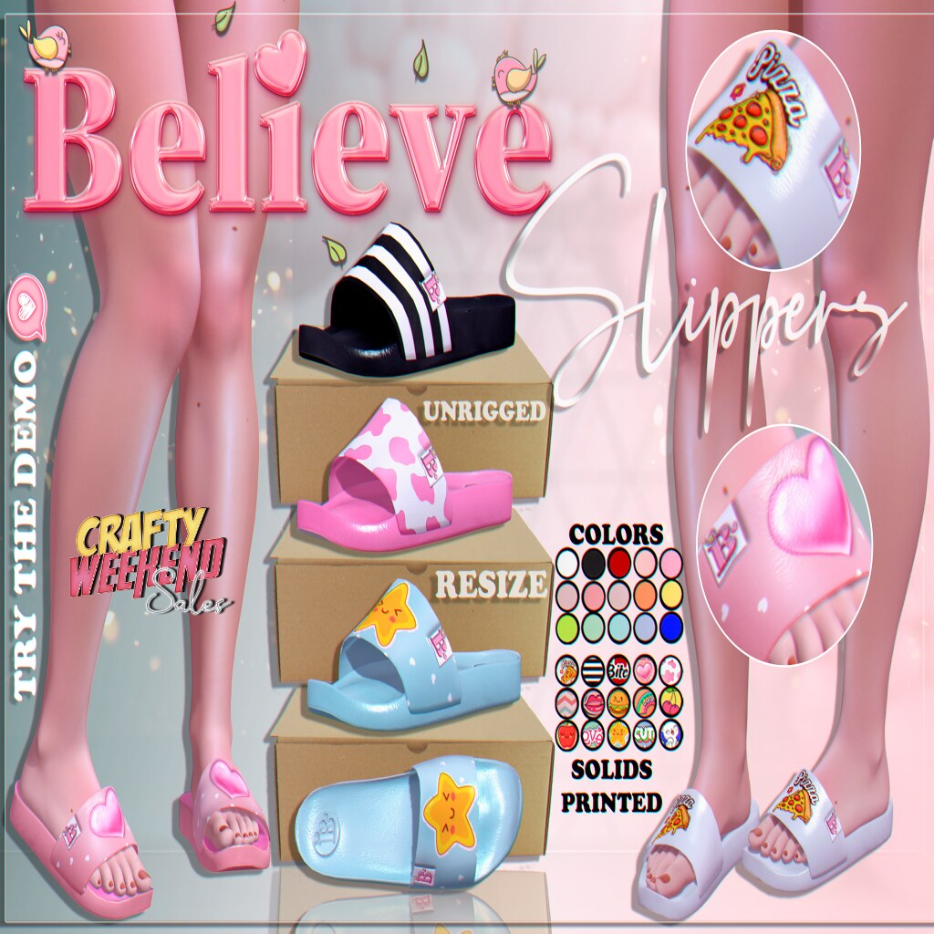 Believe x x Crafty Weekend Sales