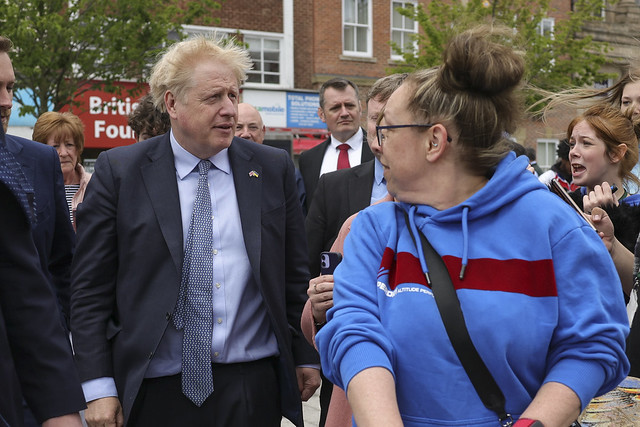 Prime Minister Boris Johnson visits Teesside