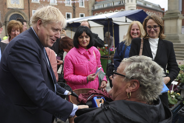 Prime Minister Boris Johnson visits Teesside