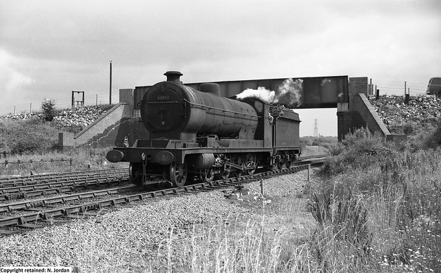 CAIMF1032-NBLG.L704.22058-1919, Class 04-7, No.63843, (Shed No.41J, Langwith Junction), at Warsop Up-Yard, Langwith Junction, (site of Langwith Junction East Signal Box)-23-08-1965-F
