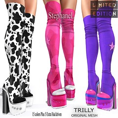 60L WEEKEND NEW [StephaneL] TRILLY BOOTS LIMITED EDITION