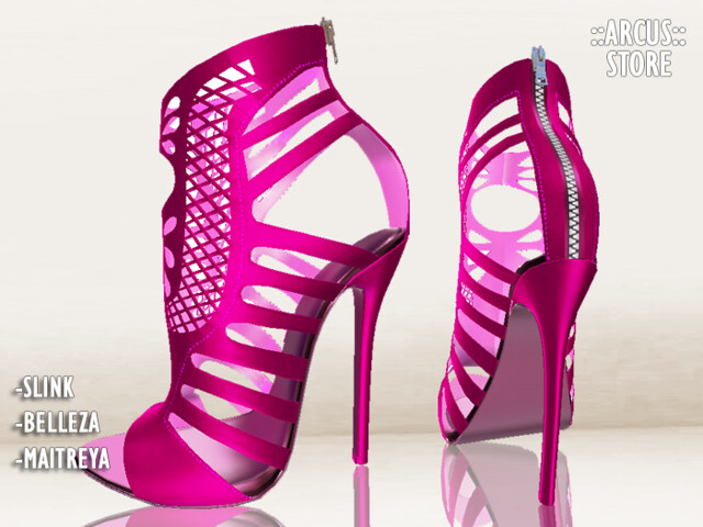 ::Arcus:: Elegant Sensual Heels Shoes - Pink