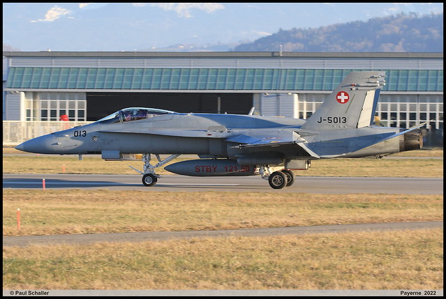 F18 C J-5013 Payerne février 2022