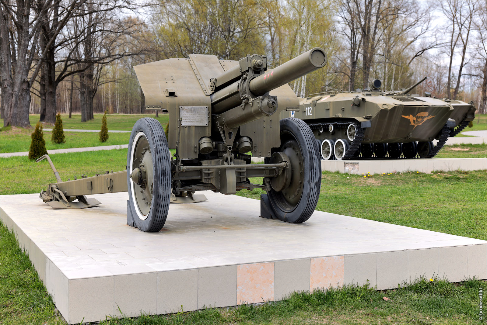 122-мм дивизионная гаубица М-30, Марьина Горка, Беларусь