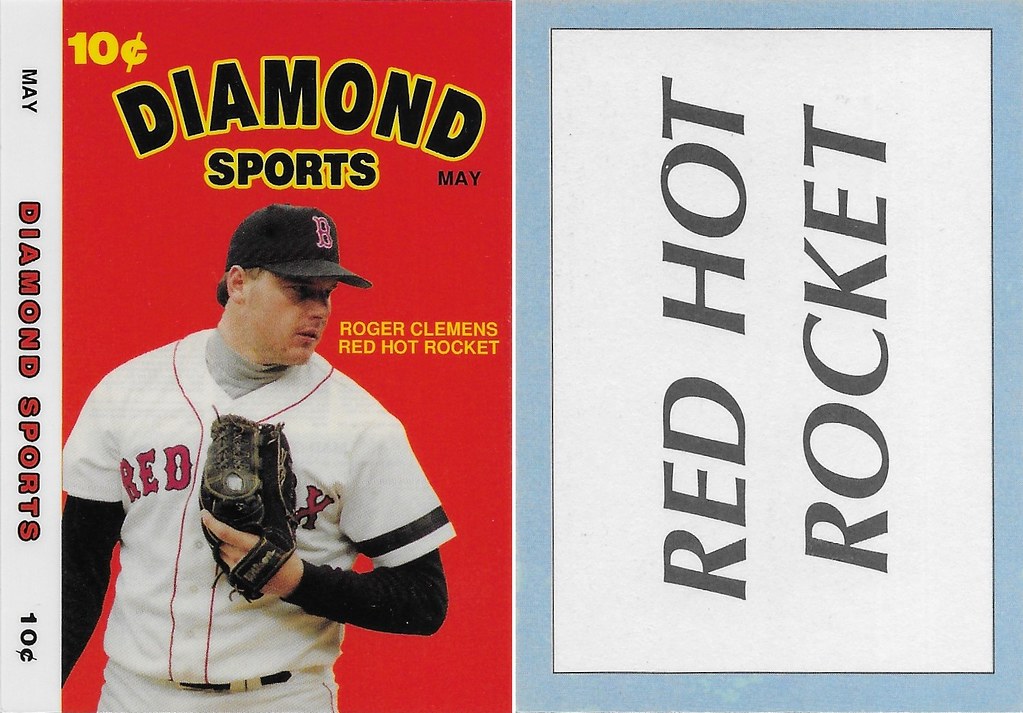 1990-94 Broder Singles - Diamond Sports Red Hot Rocket - Clemens, Roger
