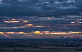 Melbourne skyline from the You Yangs