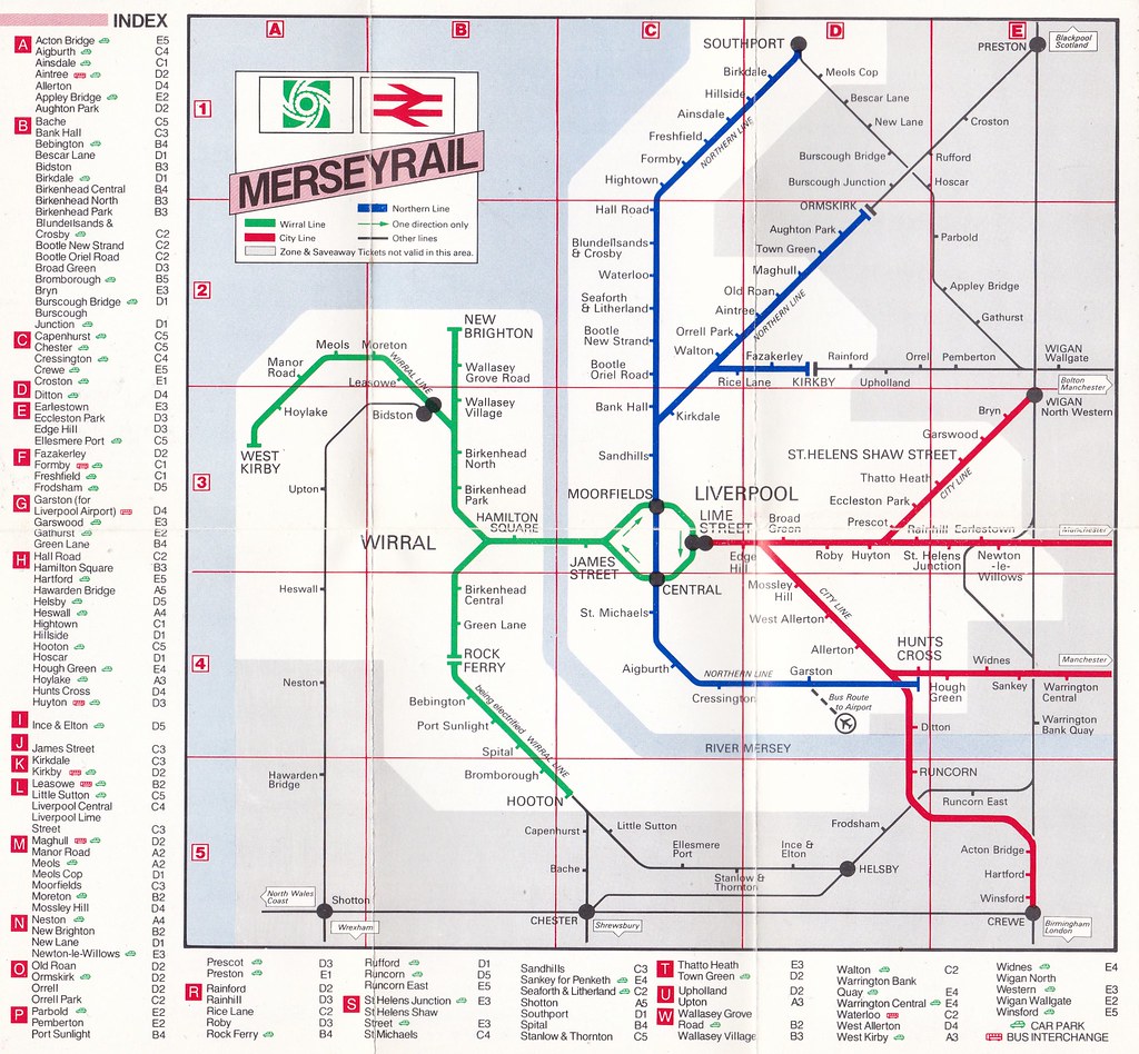 Merseyrail Network Map.pdf Merseyrail Pocket Guide - 13th May 1985 Until 29th Septemb… | Flickr