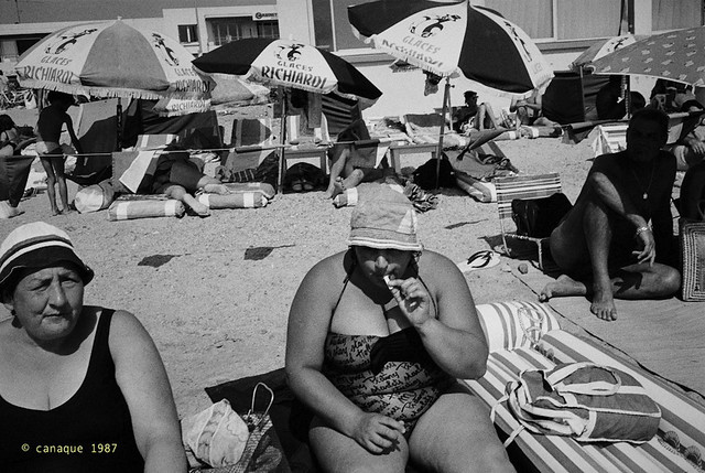 Plage de Bonnegrâce (Brutal beach) – Six-Fours les plages (France) 1987.