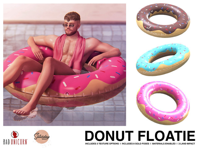 NEW! Donut Floatie @ Bad Unicorn Mainstore