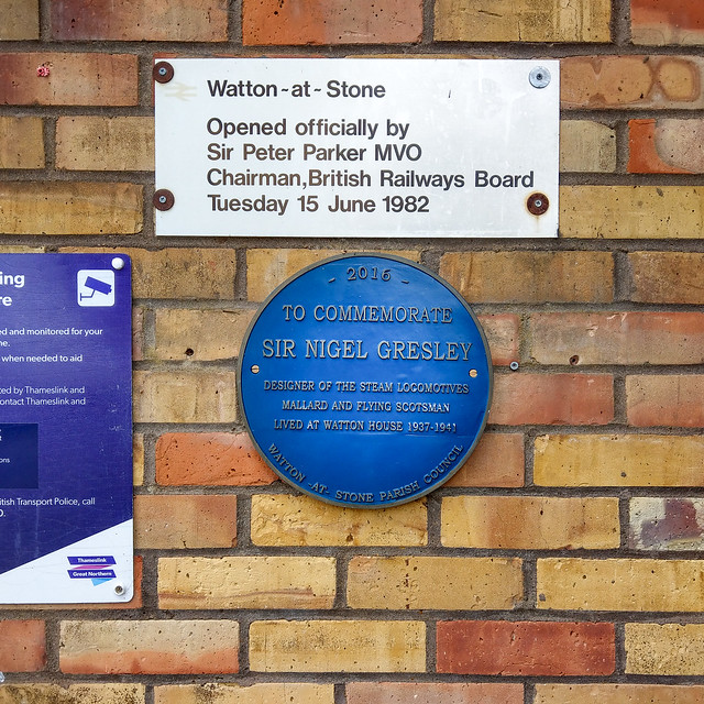 Plaques at Watton