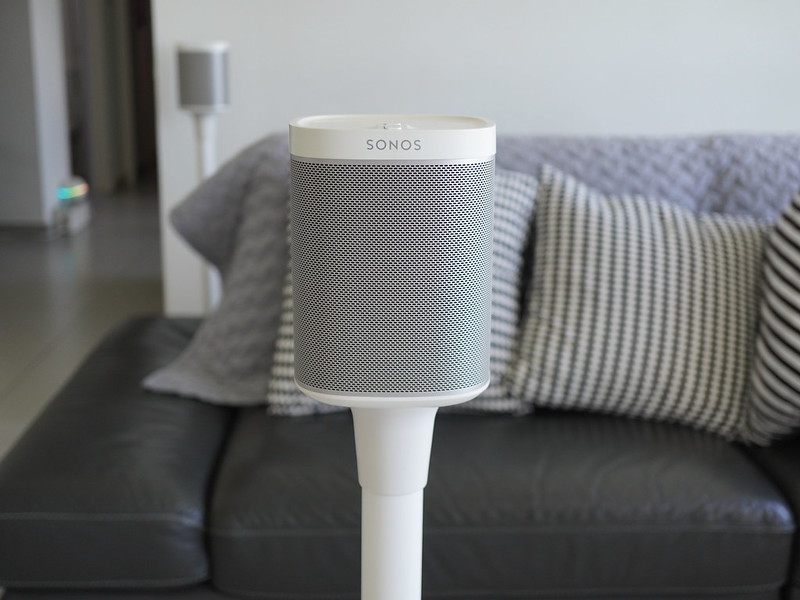 Sanus Wireless Speaker Stands - Top Front