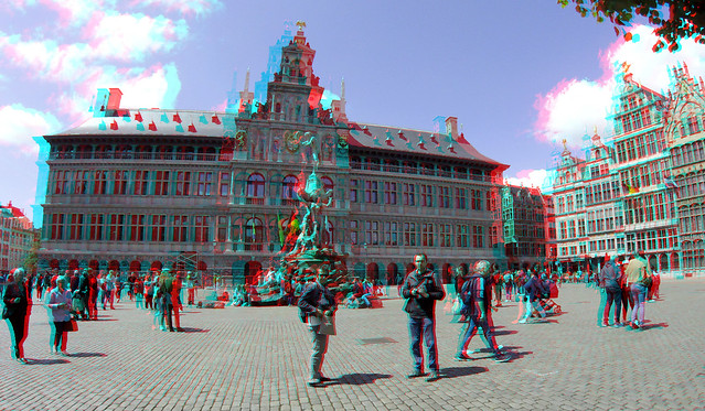 Grote-Markt Stadhuis Antwerpen 2022 3D GoPro
