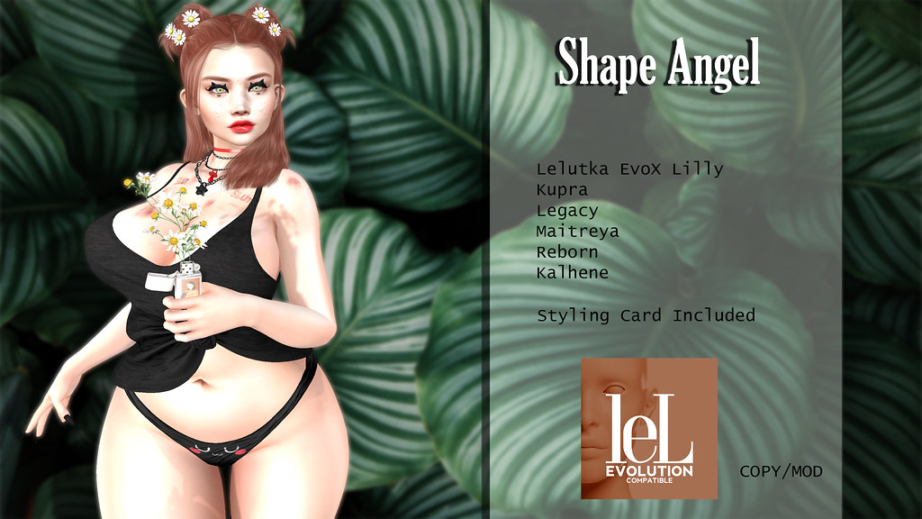 LooKatMe – Shape Angel ( for lelutka Lilly )