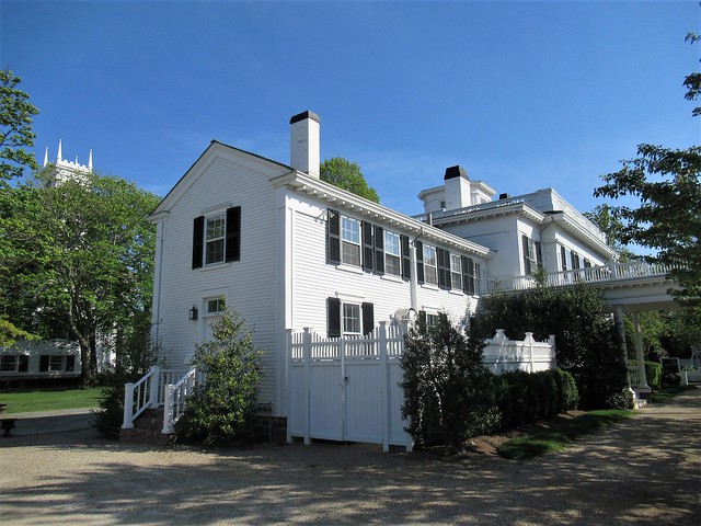 Dr. Daniel Fisher House from the back, Edgartown, Massachusetts