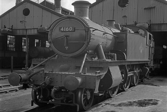 4160 on Radyr shed in 1961