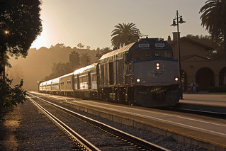 Sunset train