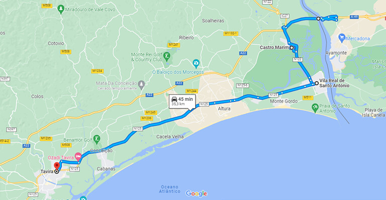 Una semana de mayo por el Algarve (Portugal) en nuestro coche. - Blogs de Portugal - Un paseo por Castro Marim de camino hacia Tavira. (2)