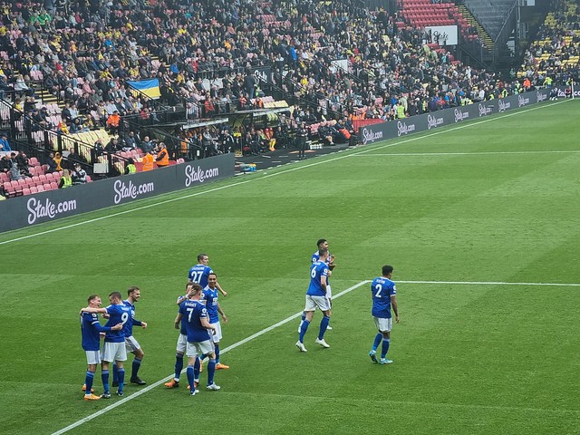 Leicester celebrate