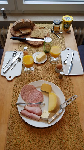 Frühstück am Sonntagmorgen