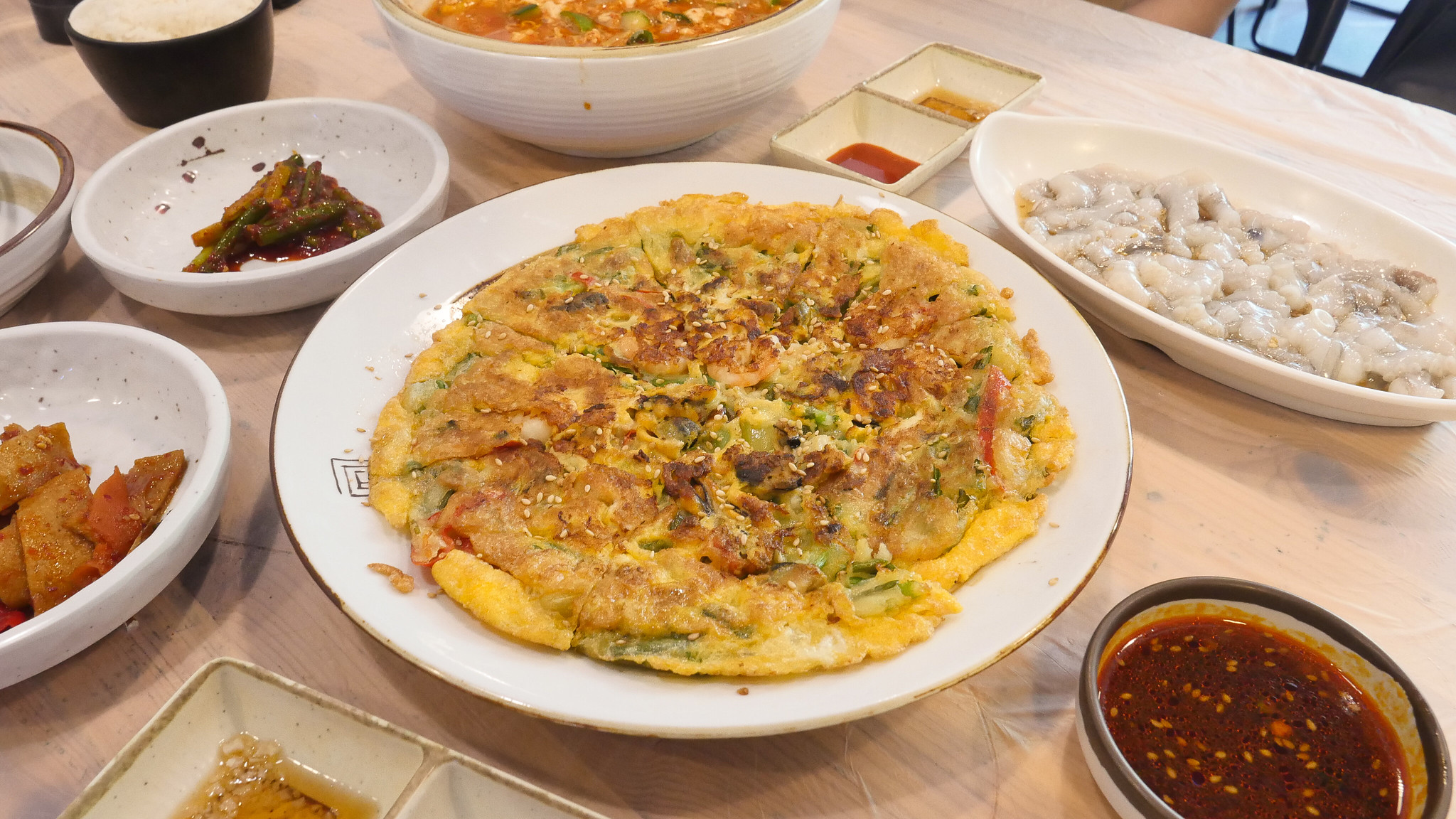 pohang seafood - seafood pancake