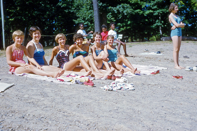 Women on Beach, 1958