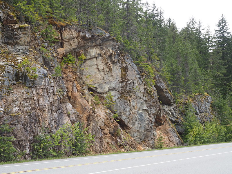 Rock Cut Over Washington State Route 20