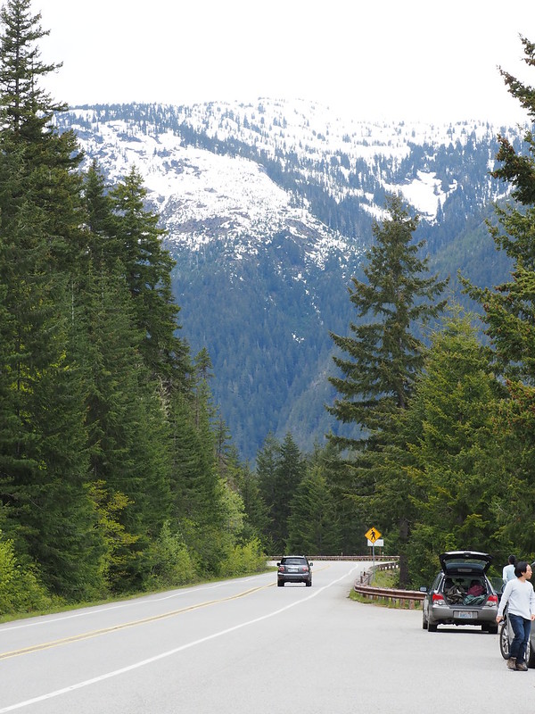 Pierce Mountain Over Washington State Route 20