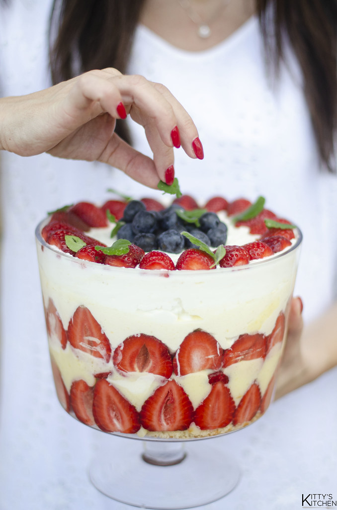 Trifle alle fragole