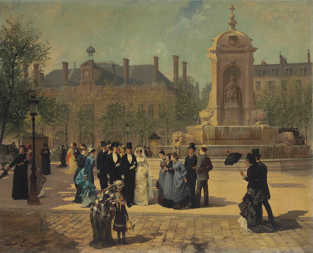 Pierre-Marie Beyle «The Wedding Procession», 1879