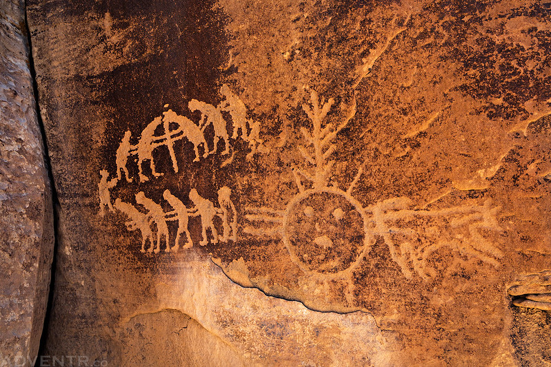 First Petroglyph Panel