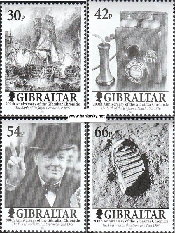 Známky Gibraltar 2001 Chronicle séria