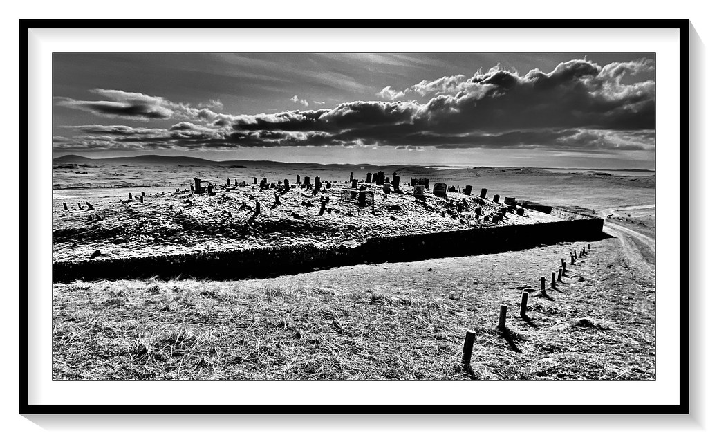 Hebridean graveyard, North Uist, Scotland.