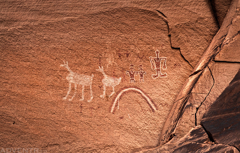 Antelope House High Pictographs