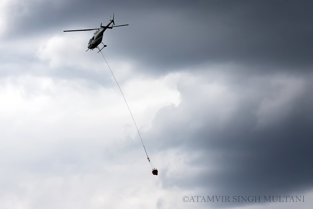 Bambi Bucket on a Bell 206