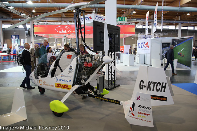 G-KTCH - 2018 build Magni M-16C Tandem Trainer, part of the indoor exhibition at Friedrichshafen during Aero 2019