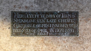 Thomas Spendlove, 1631, 'late cheife constable of this hundred'