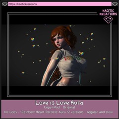 Love is Love Aura Free in store for Pride all of June 2022