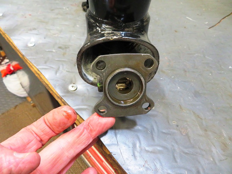 Driveshaft Flange That Attaches To Transmission Output Flange