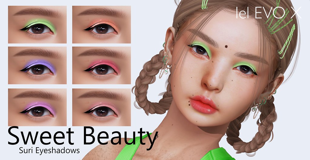 Sweet Beauty – Suri Eyeshadows for Lelutka EVOX
