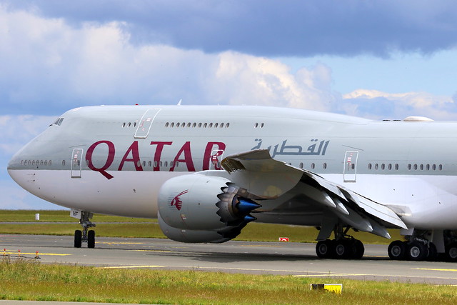 Qatar Amiri Flight الطيران الأميري القطري Boeing 747-8Z5(BBJ) A7-HHF