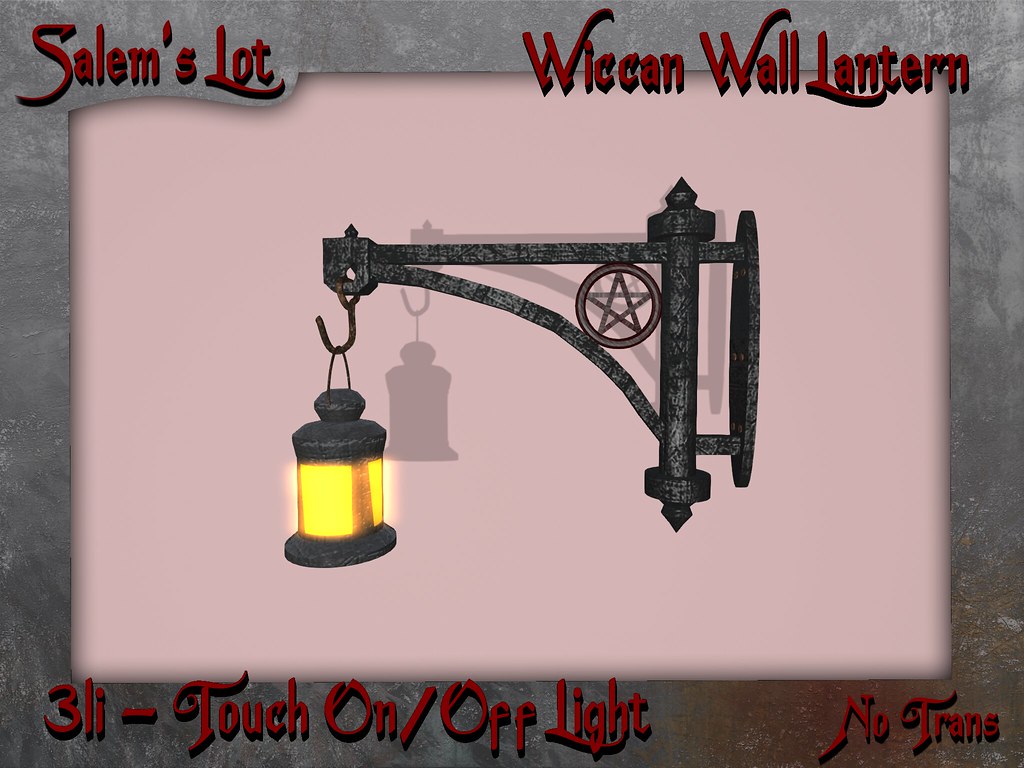 Wiccan Wall Lantern ~ Orsy Event