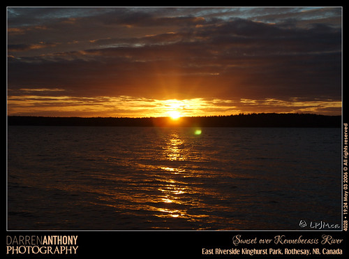Sunset over Kennebecasis River by dmanthony, dawn dusk scapes scenery sceneryandscapes sun sundown sunup sunrise sunrises sunrisesandsunsets suns