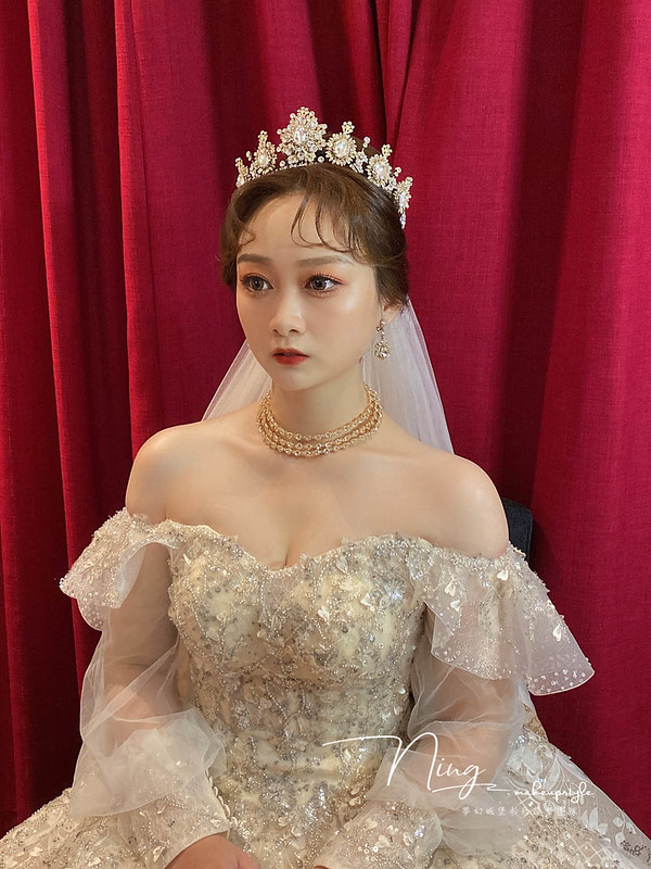 【新秘羽寧】bride媛婷 結婚造型 / 華麗公主,田園甜美