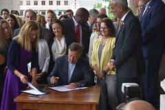 Rep. Nuccio attends the bill signing for HB 5001 &quot;An Act Concerning Children's Mental Health.&quot;